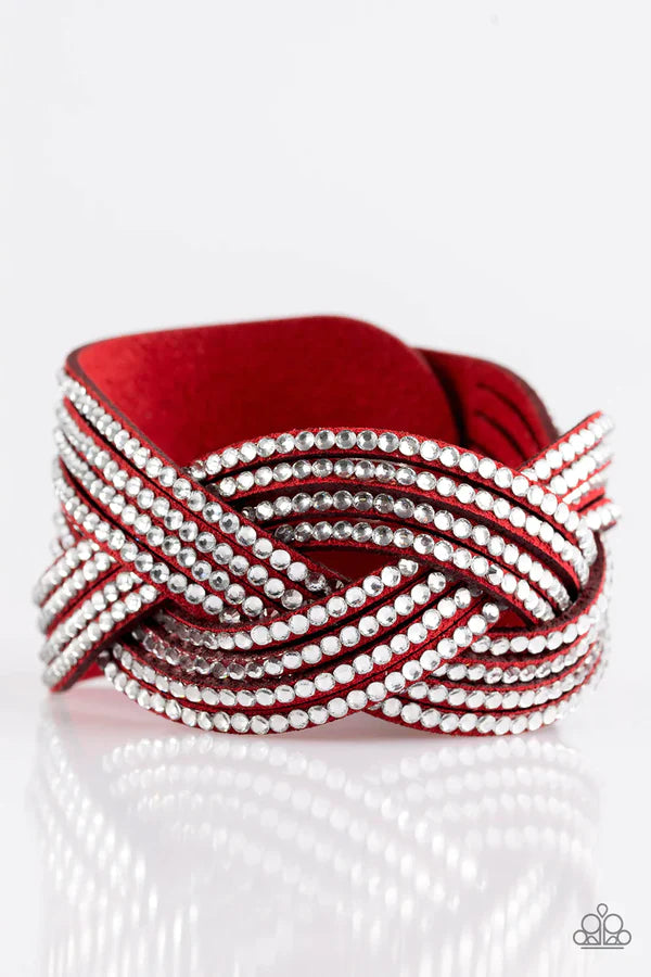 Big City Shimmer Red Paparazzi Bracelet