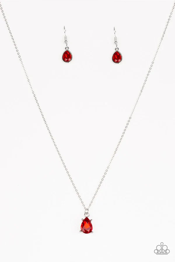 Classy Classicist Red Necklace