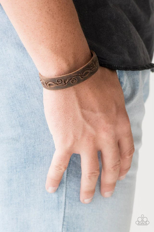 Fearless Forager Brown Paparazzi Urban Bracelet