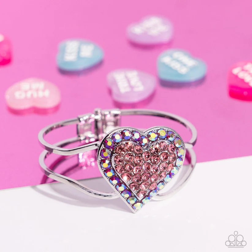 Flirtatious Finale Pink Bracelet