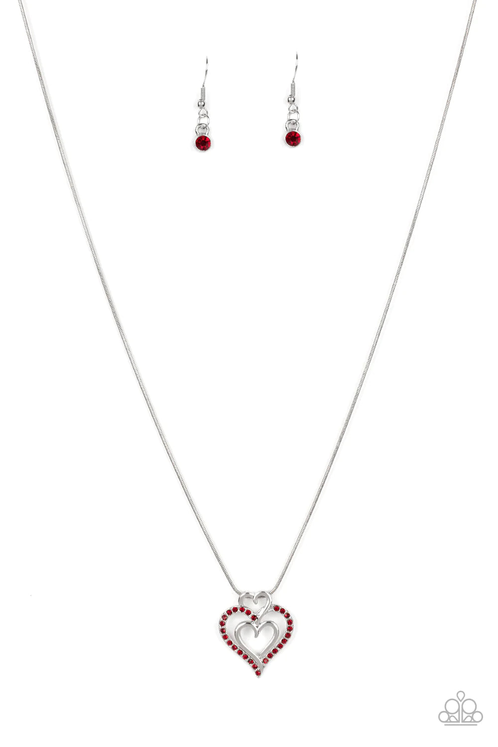 Triple the Beat Red Paparazzi Necklace