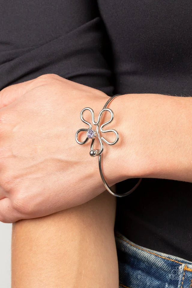 Floral Innovations Purple Bracelet