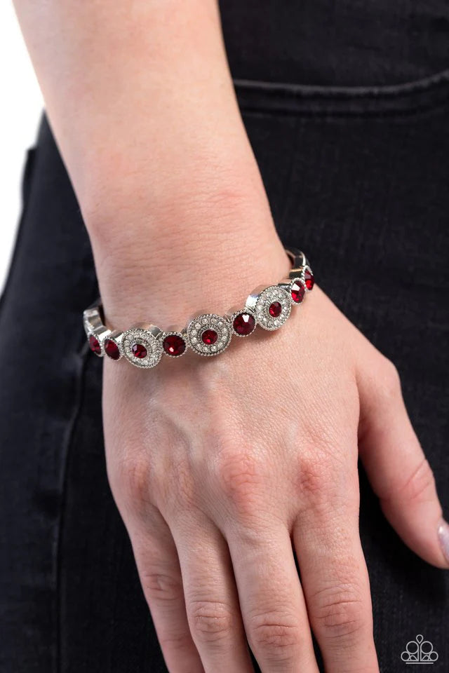 Crowns Only Club Red Bracelet