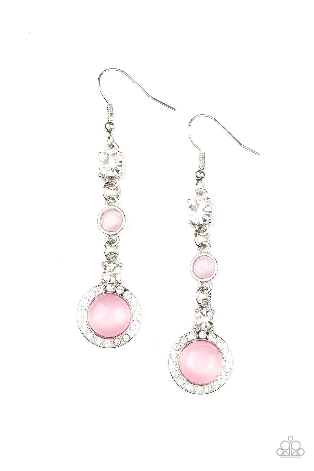 Epic Elegance Pink Paparazzi Earrings