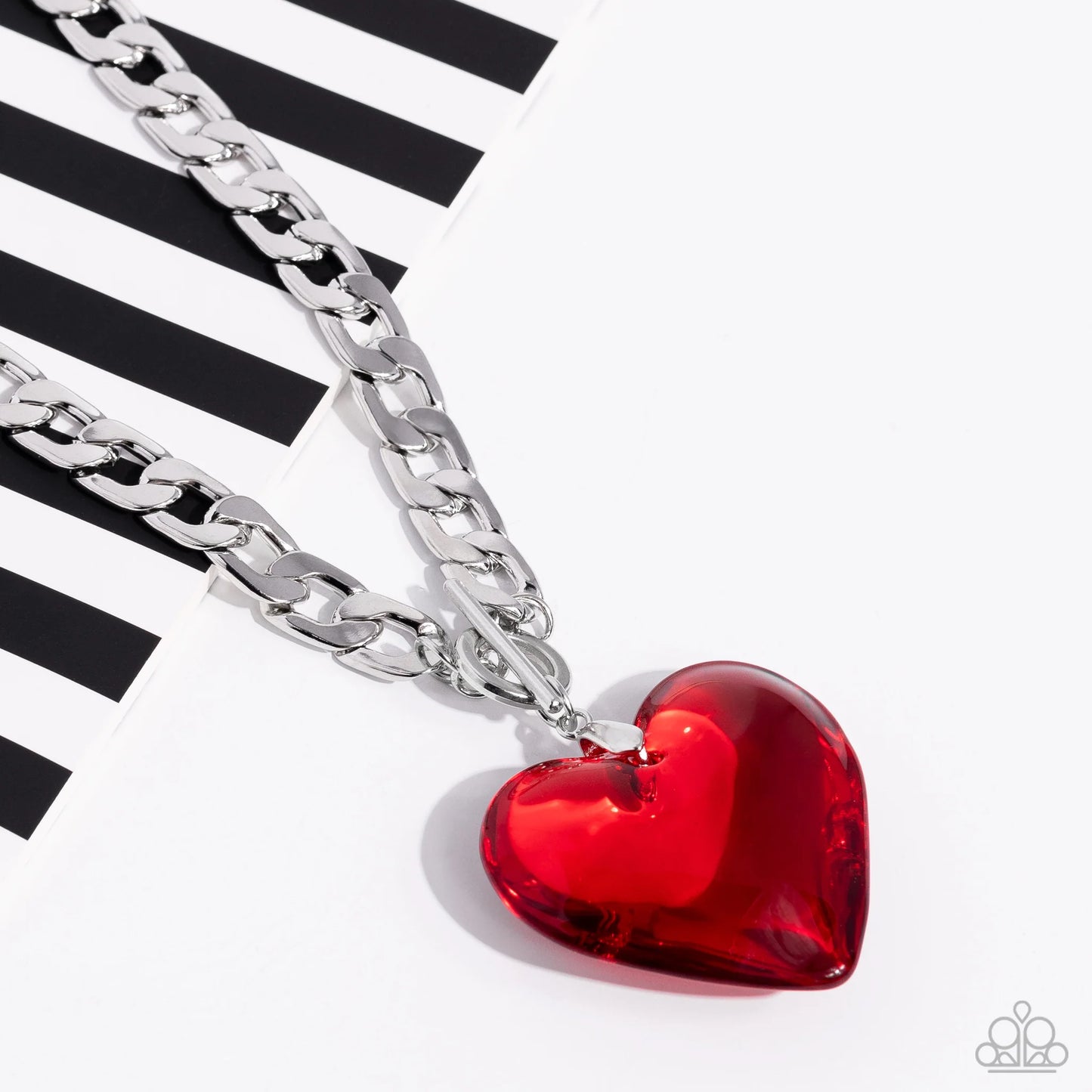 GLASSY-Hero Red Paparazzi Life of the Party Exclusive Necklace