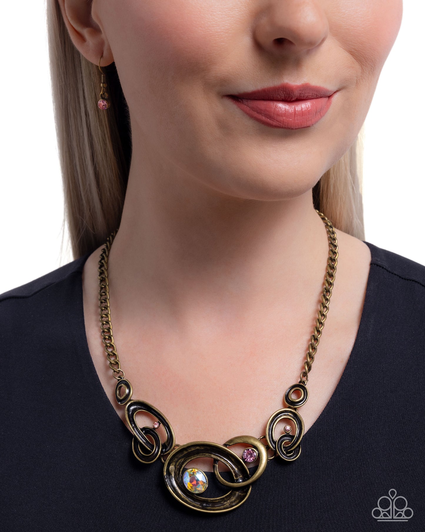 Manacled Melody - Brass Necklace