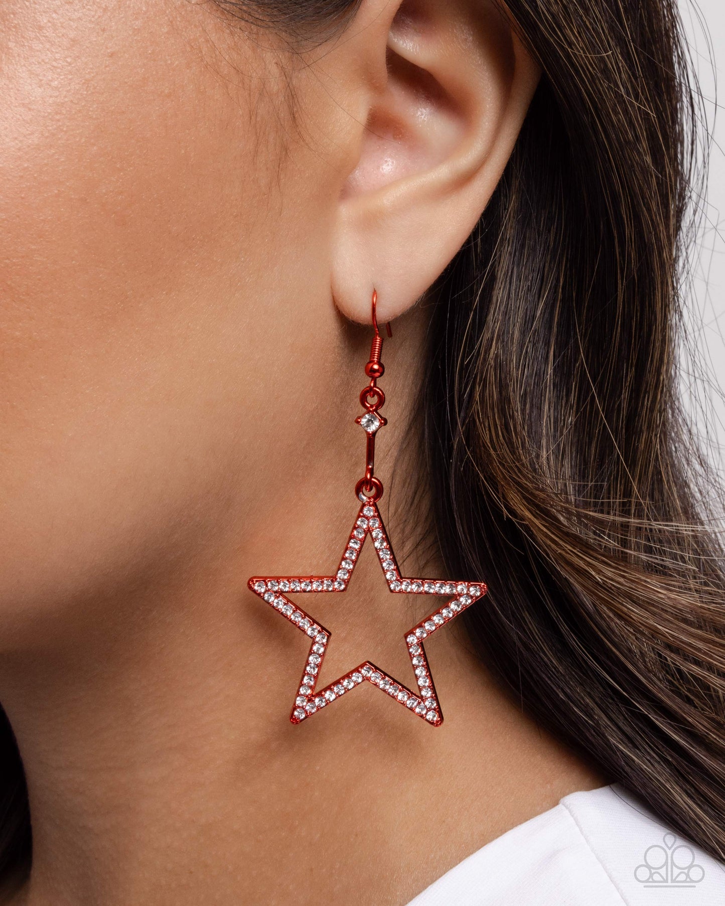 Steady Stars - Red Earrings