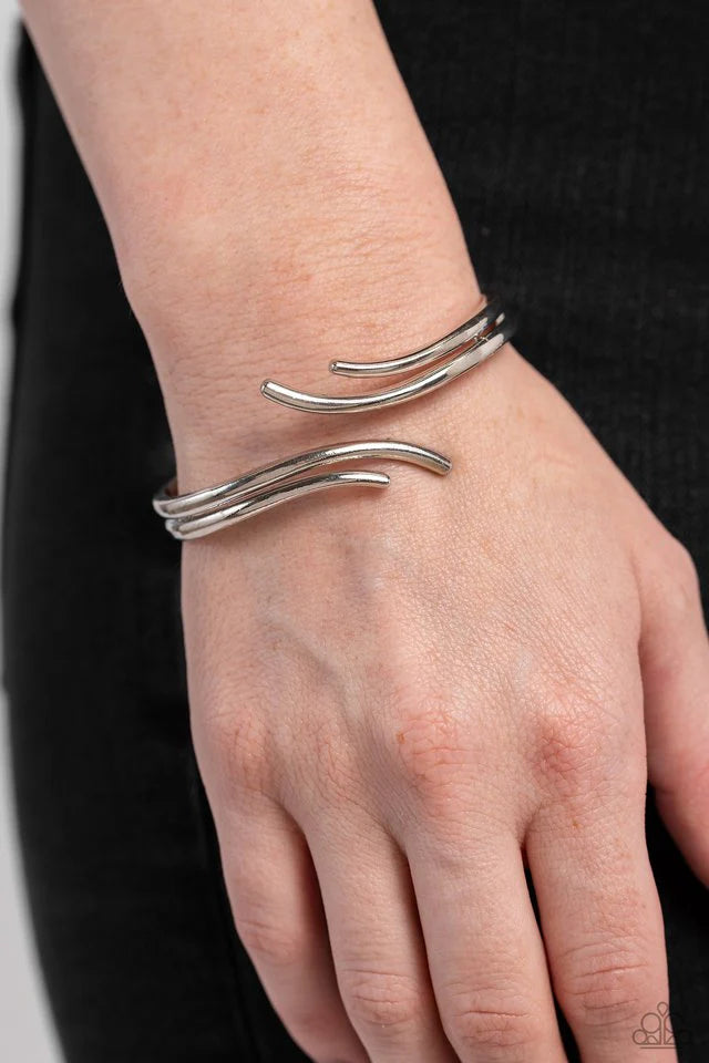 Elven Elegance Silver Bracelet