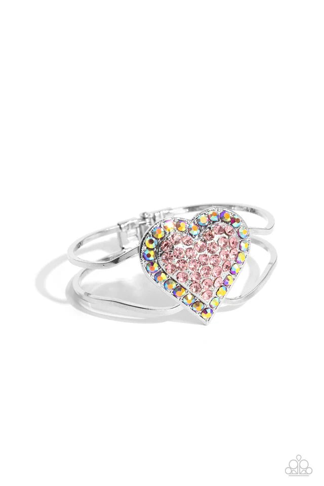Flirtatious Finale Pink Bracelet