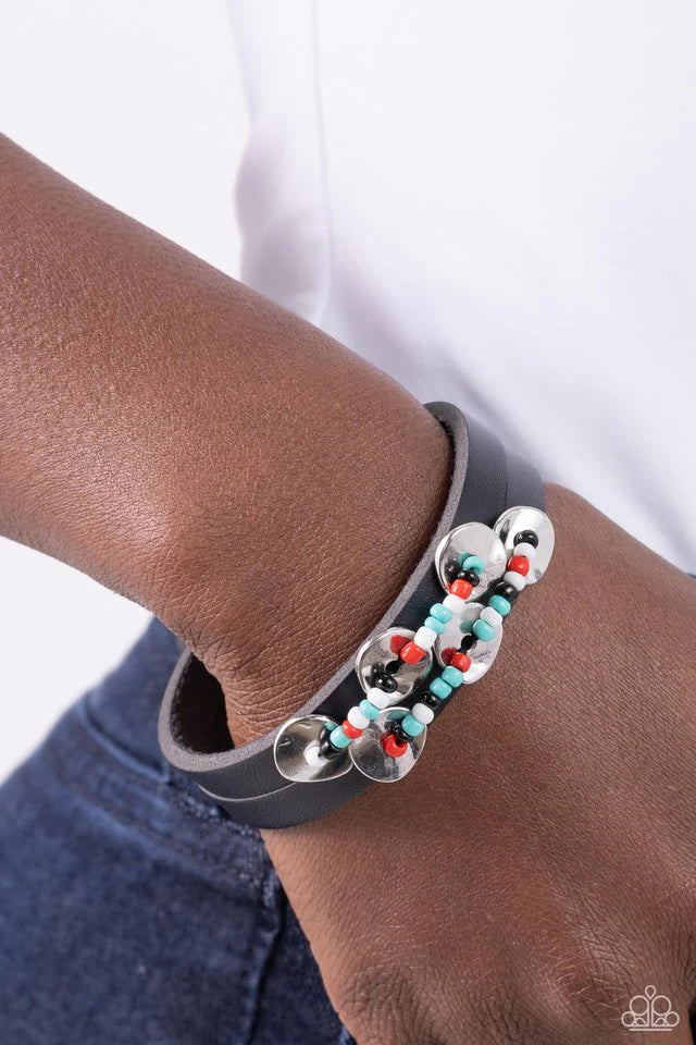 Social Sashay Black Bracelet