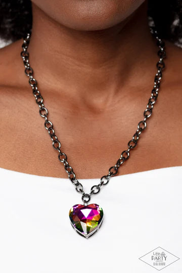 Flirtatiously Flashy Multi Paparazzi Necklace