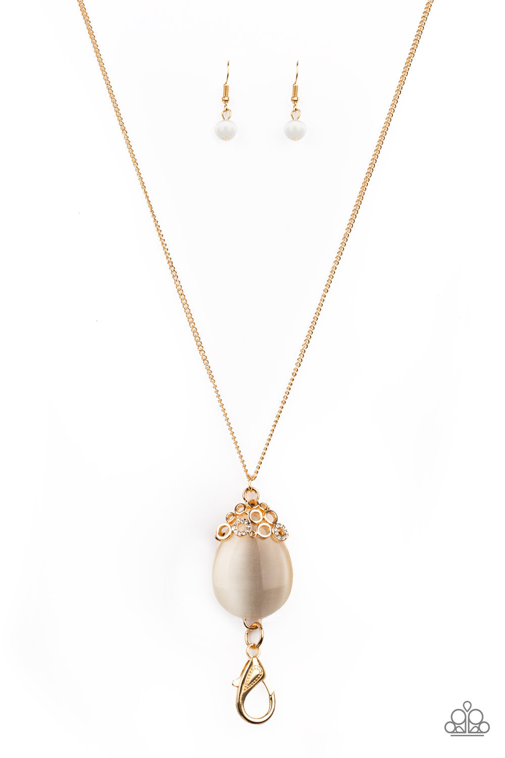 Nightcap and Gown - Gold Lanyard Necklace