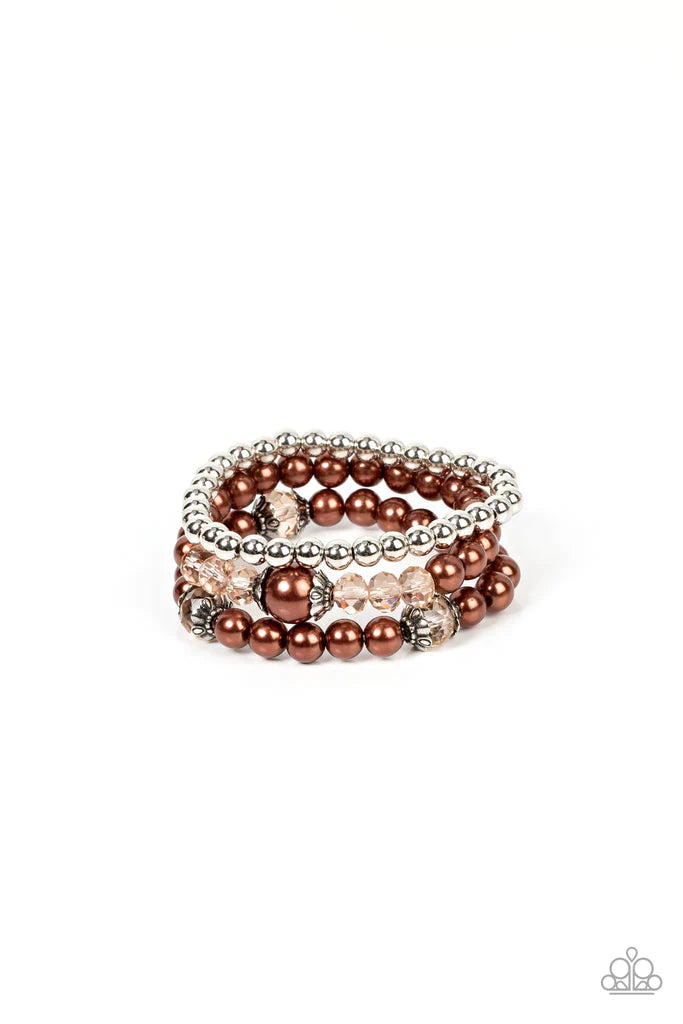 Positively Polished Brown Paparazzi Bracelet