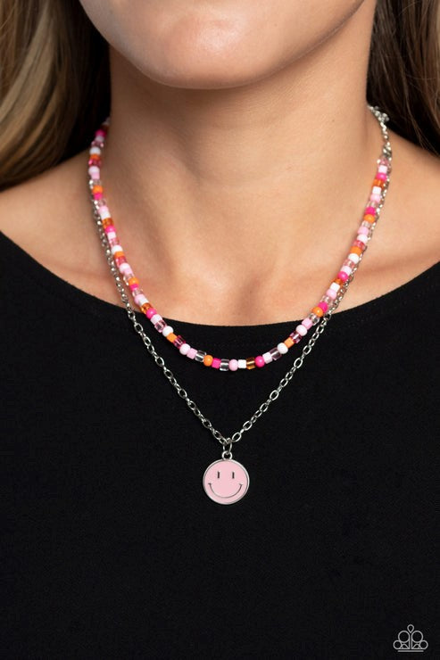 High School Reunion Pink Paparazzi Necklace