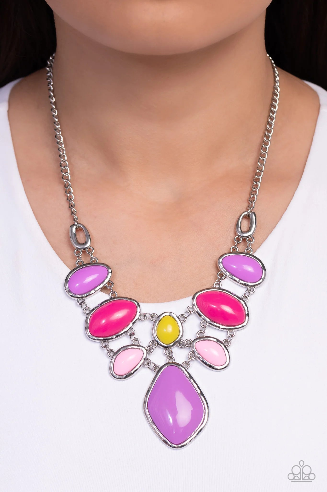 Dreamily Decked Out Multi Paparazzi Necklace