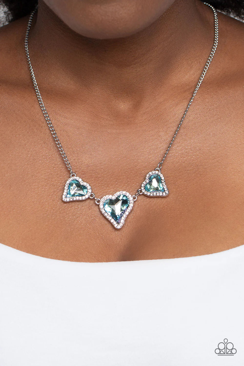 State of the HEART Blue Paparazzi Necklace
