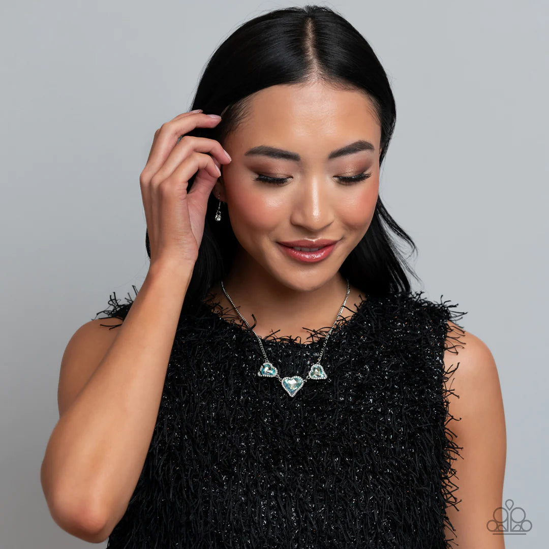 State of the HEART Blue Paparazzi Necklace
