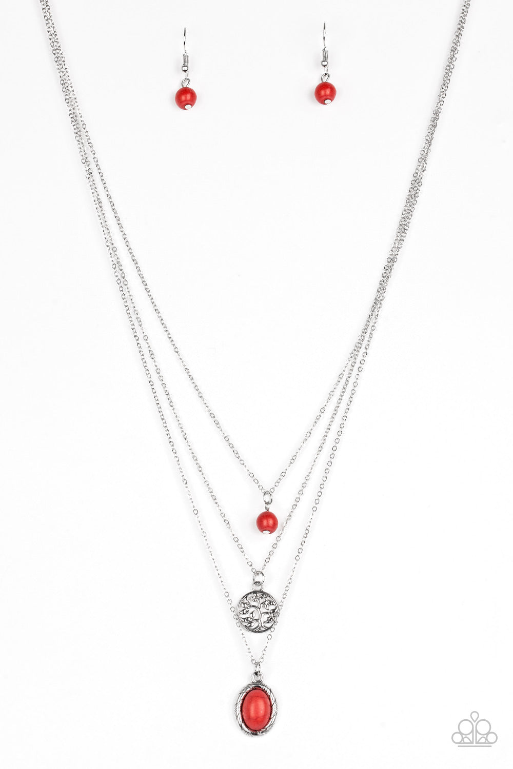 Southern Roots - Red Paparazzi Necklace