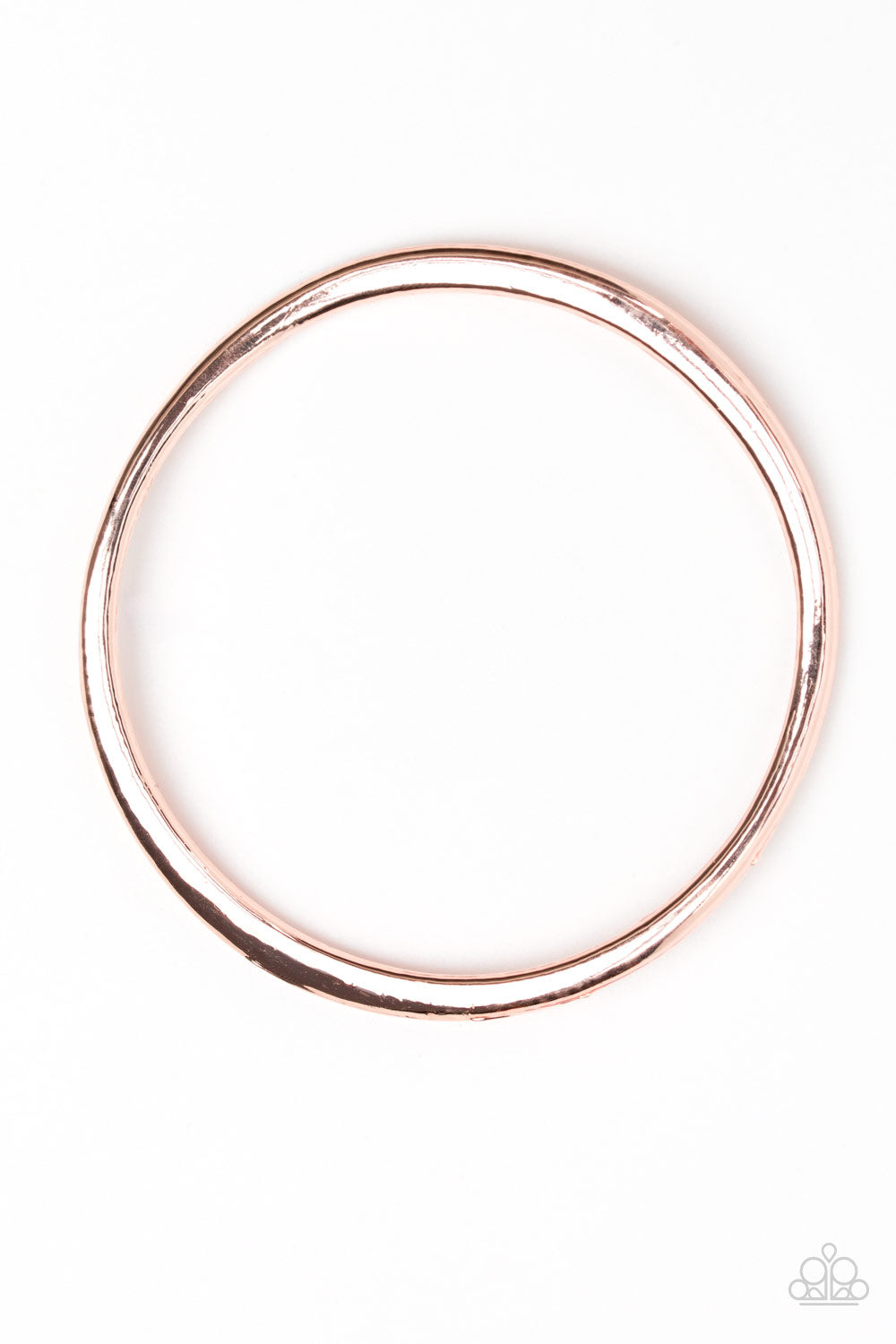 Awesomely Asymmetrical - Rose Gold Paparazzi Bracelet
