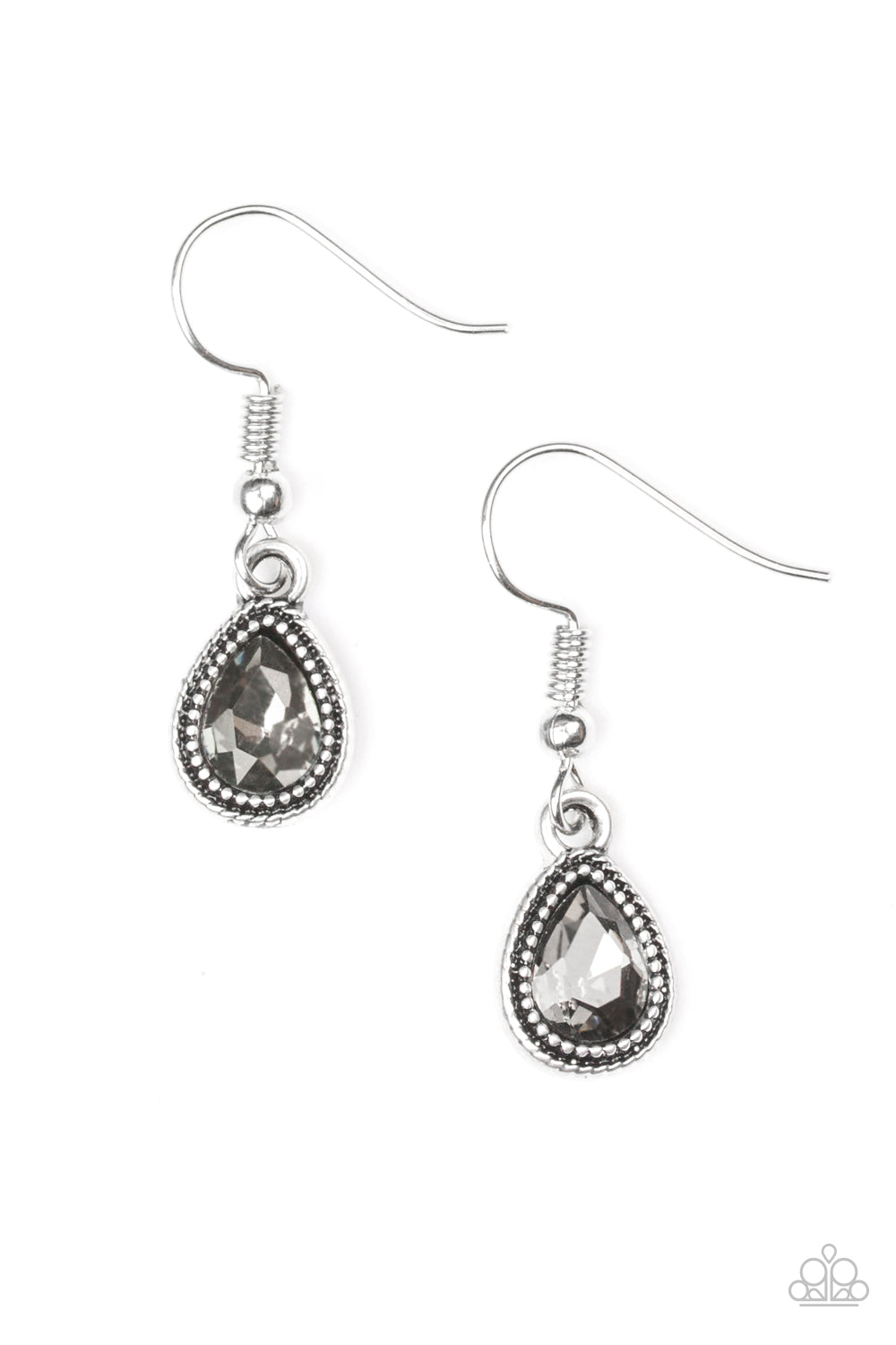 Princess Priority Silver Paparazzi Earrings