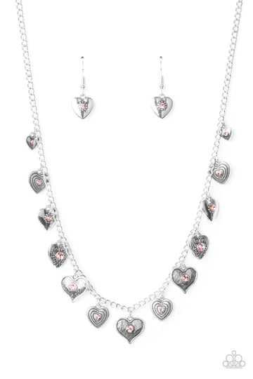 Lovely Lockets - Pink Paparazzi Necklace