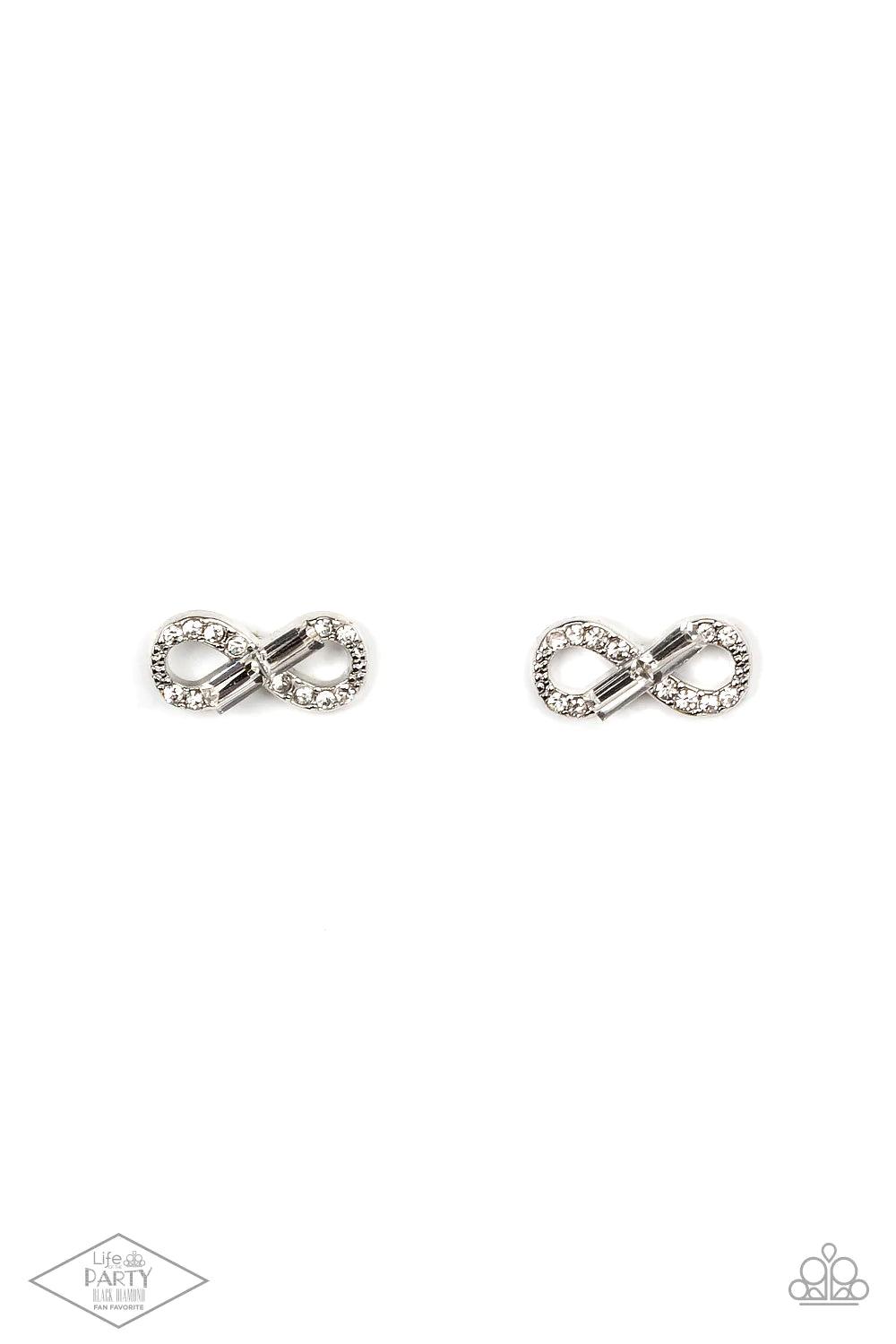 Turn Of The Century White Paparazzi Earrings
