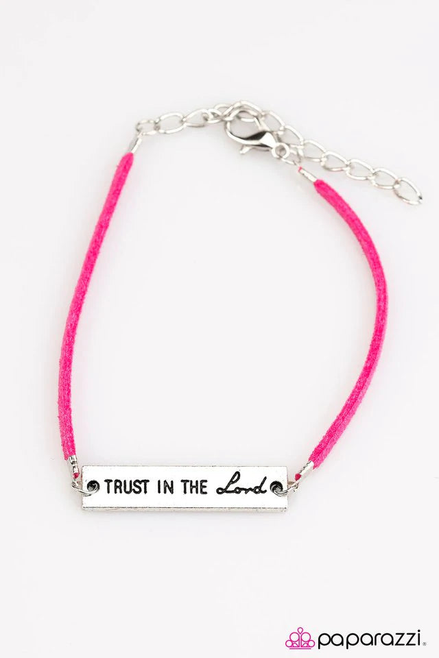 Have Faith - Pink Paparazzi Bracelet
