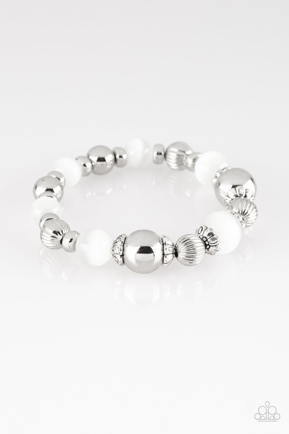 Once Upon a Maritime - White Paparazzi Bracelet