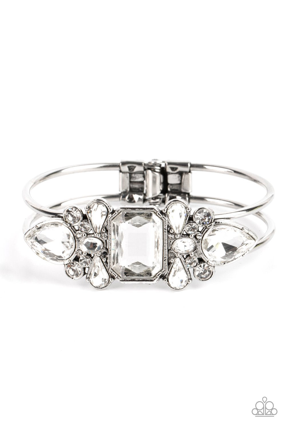 Call Me Old-Fashioned - White Paparazzi Bracelet