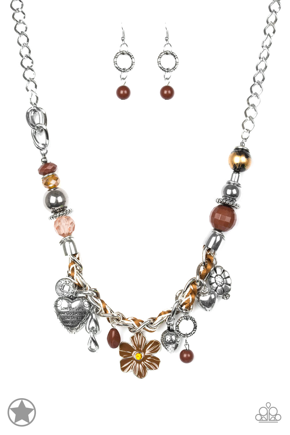 Charmed, I Am Sure - Brown Paparazzi Necklace