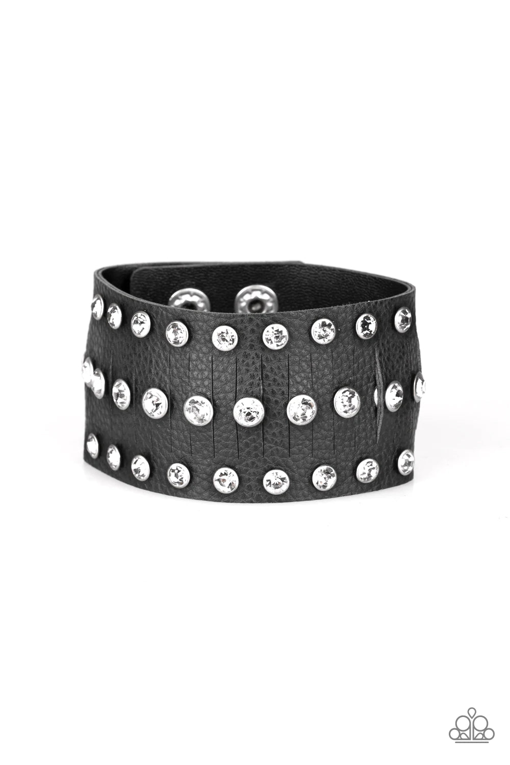 Now Taking The Stage-Black Urban Paparazzi Bracelet