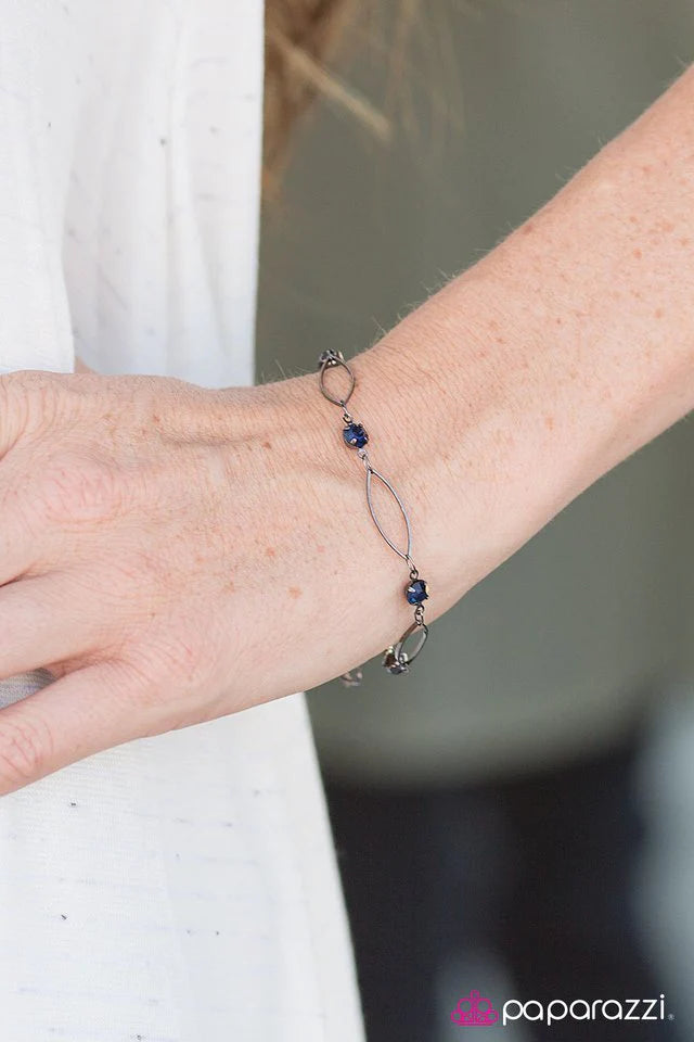The Right Time Blue Paparazzi Bracelet