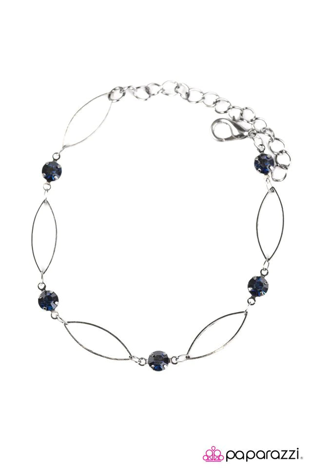 The Right Time Blue Paparazzi Bracelet