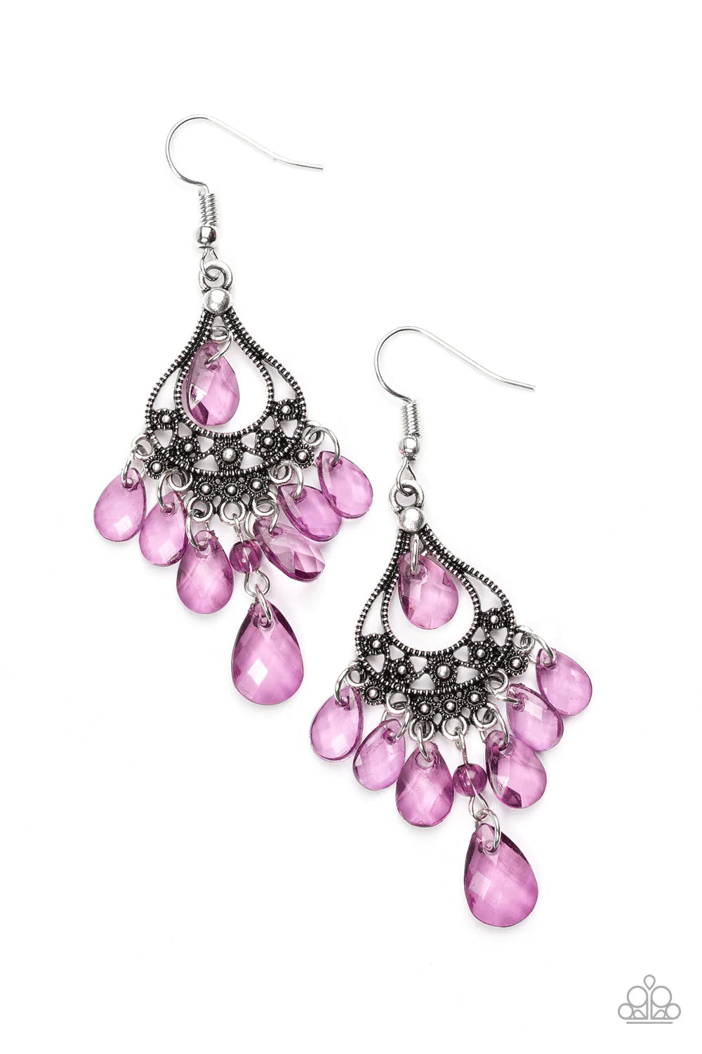 Glamour Genie Purple Paparazzi Earrings
