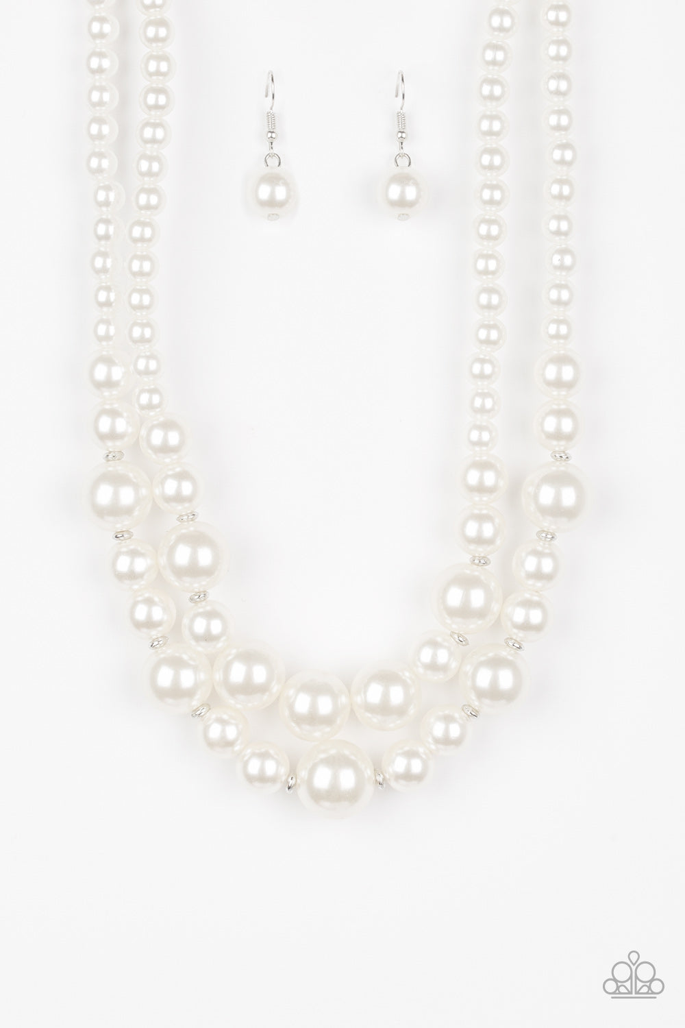 The More The Modest - White Paparazzi Necklace