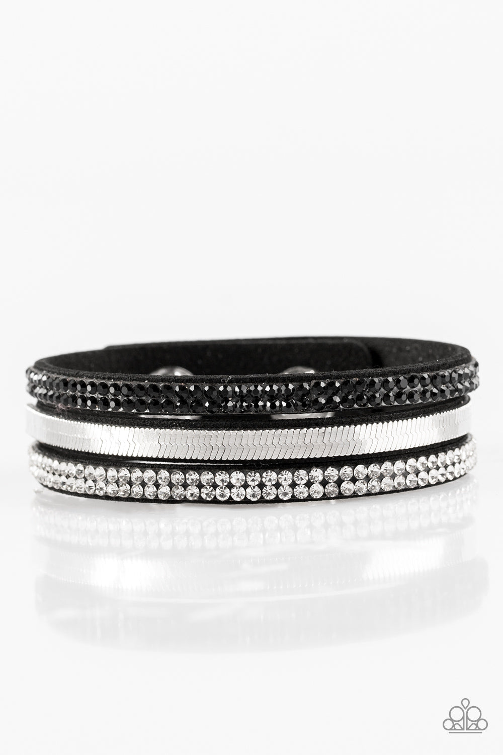 I Mean Business - Black Paparazzi Urban Bracelet