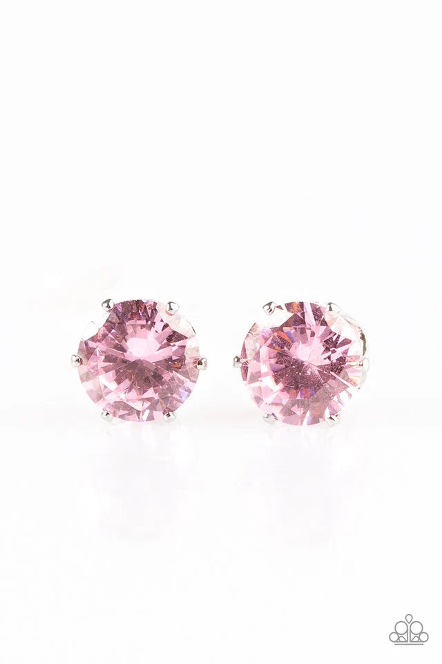 Greatest Treasure Pink Paparazzi Earrings