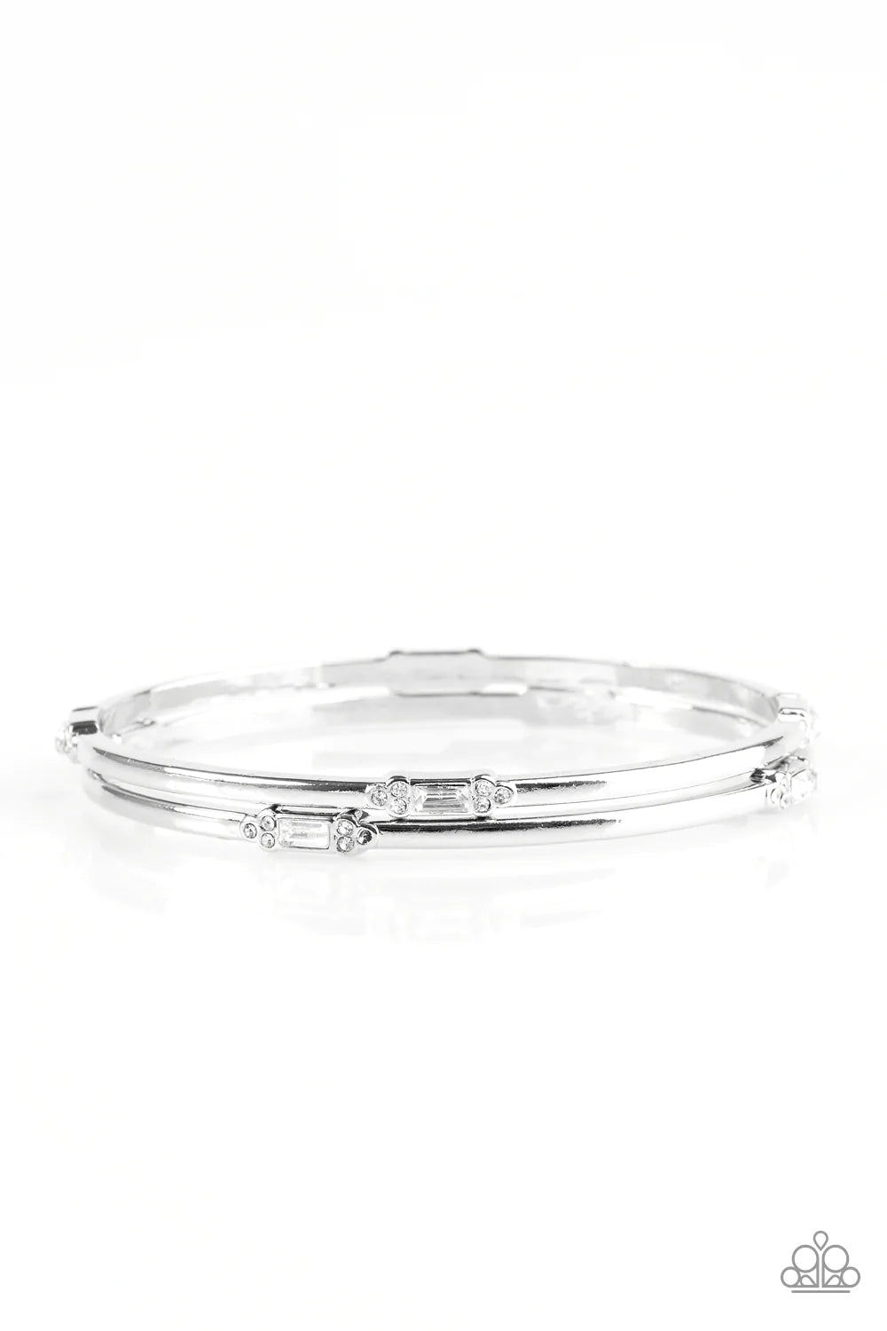 BRIGHT Here, BRIGHT Now White Paparazzi Bracelet