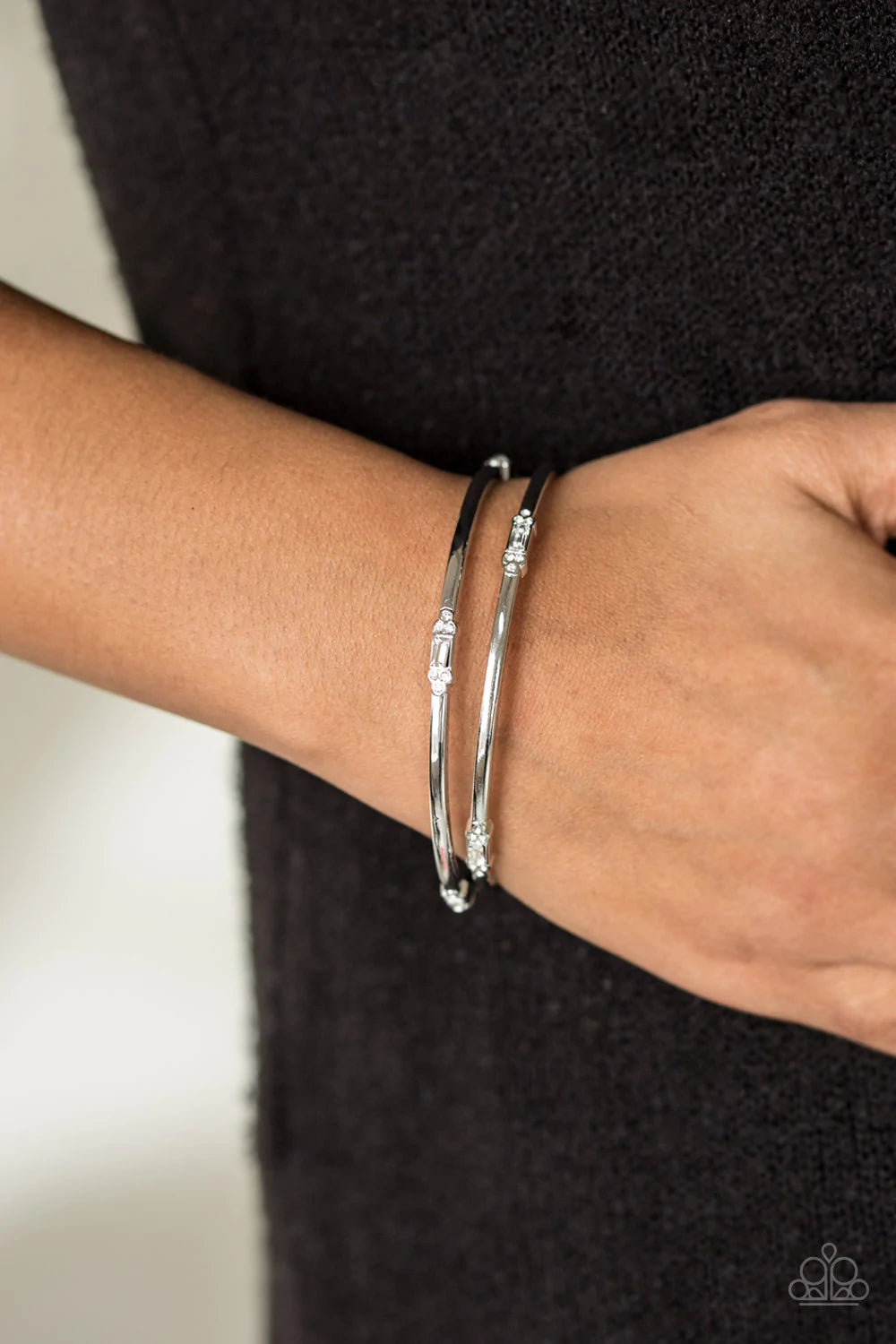 BRIGHT Here, BRIGHT Now White Paparazzi Bracelet