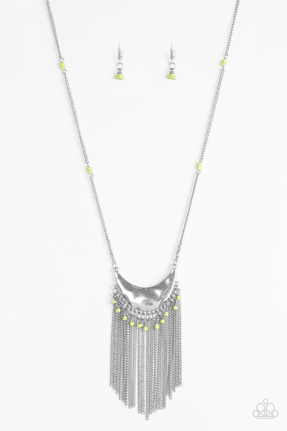 Desert Trance Green Paparazzi Necklace