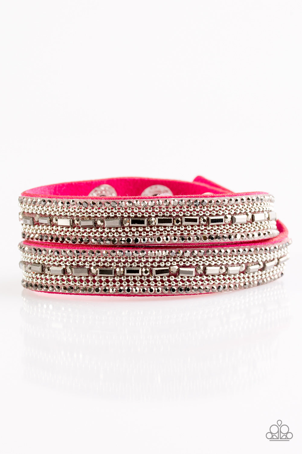 Shimmer and Sass - Pink Paparazzi Bracelet