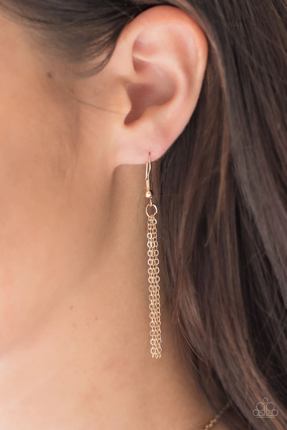 All About Me-Dallion Gold Paparazzi Necklace