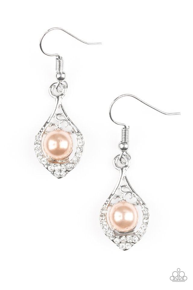 Westminster Waltz Brown Paparazzi Earrings