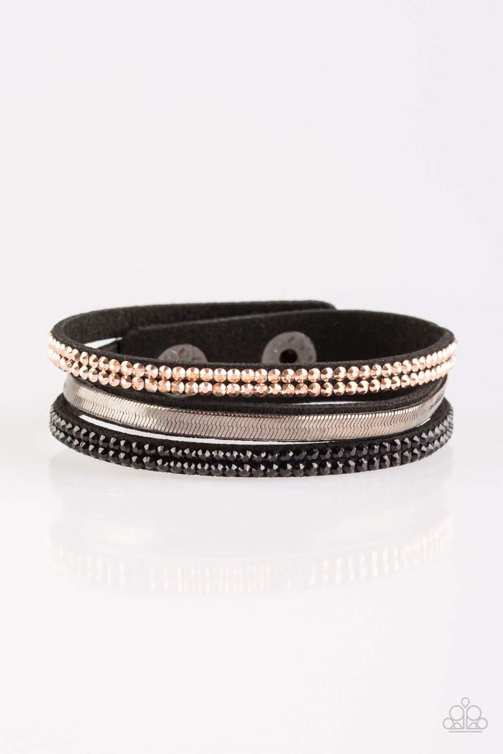 I Mean Business - Black Paparazzi Urban Bracelet