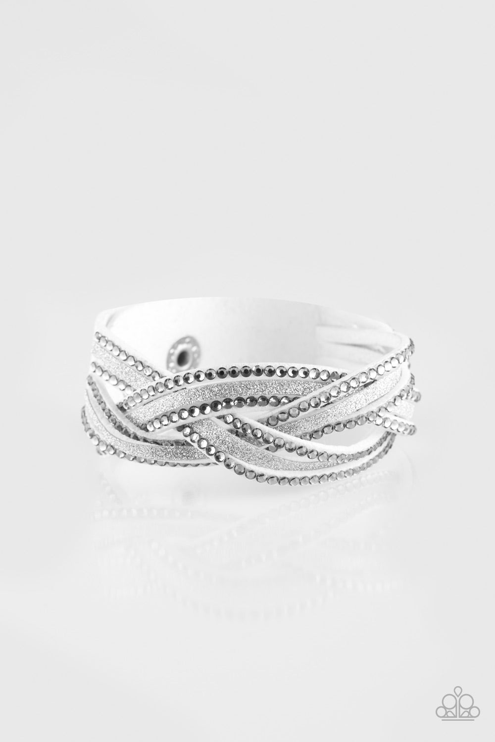 Girls Do It Better - White Paparazzi Bracelet