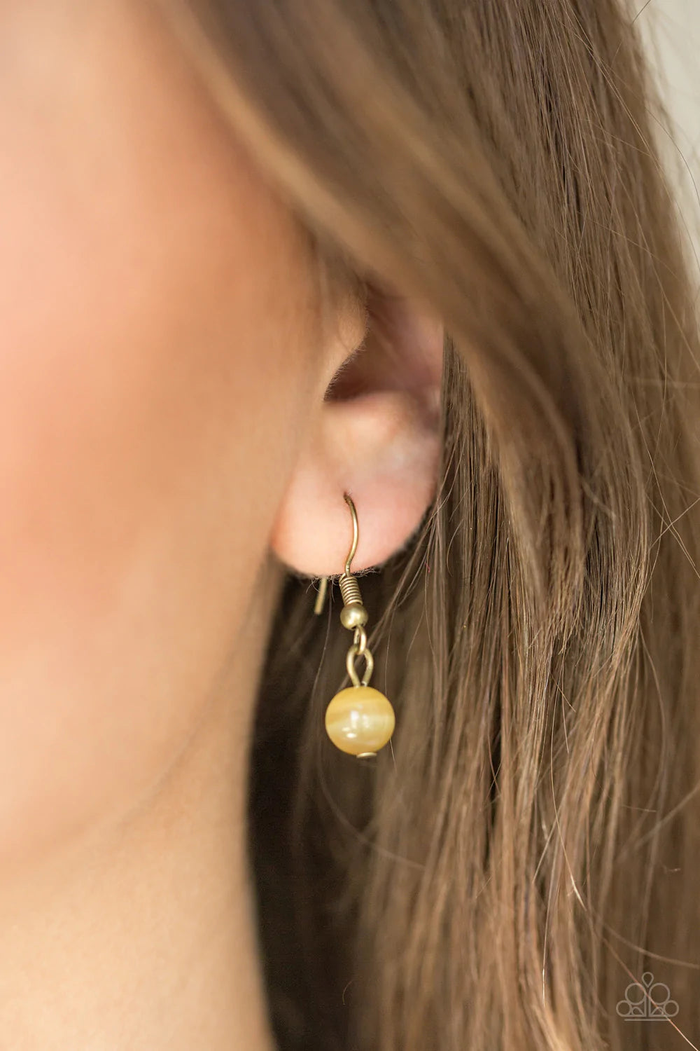 Anything GLOWS Brass Paparazzi Necklace