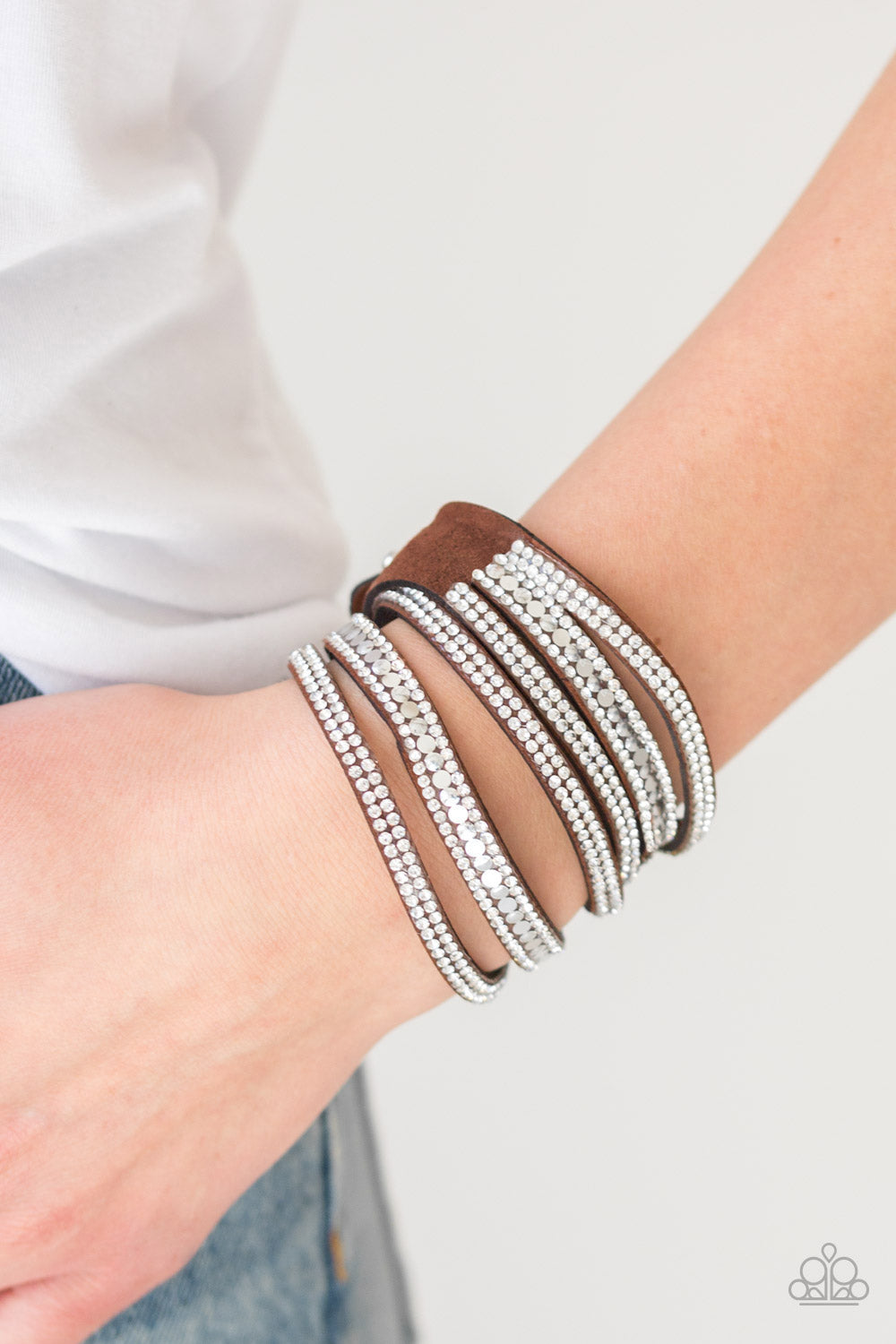 Rock Star Attitude - Brown Paparazzi Urban Bracelet