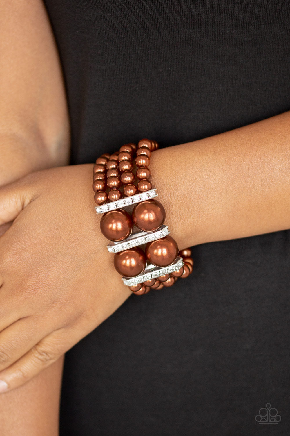 Romance Remix Brown Paparazzi Bracelet