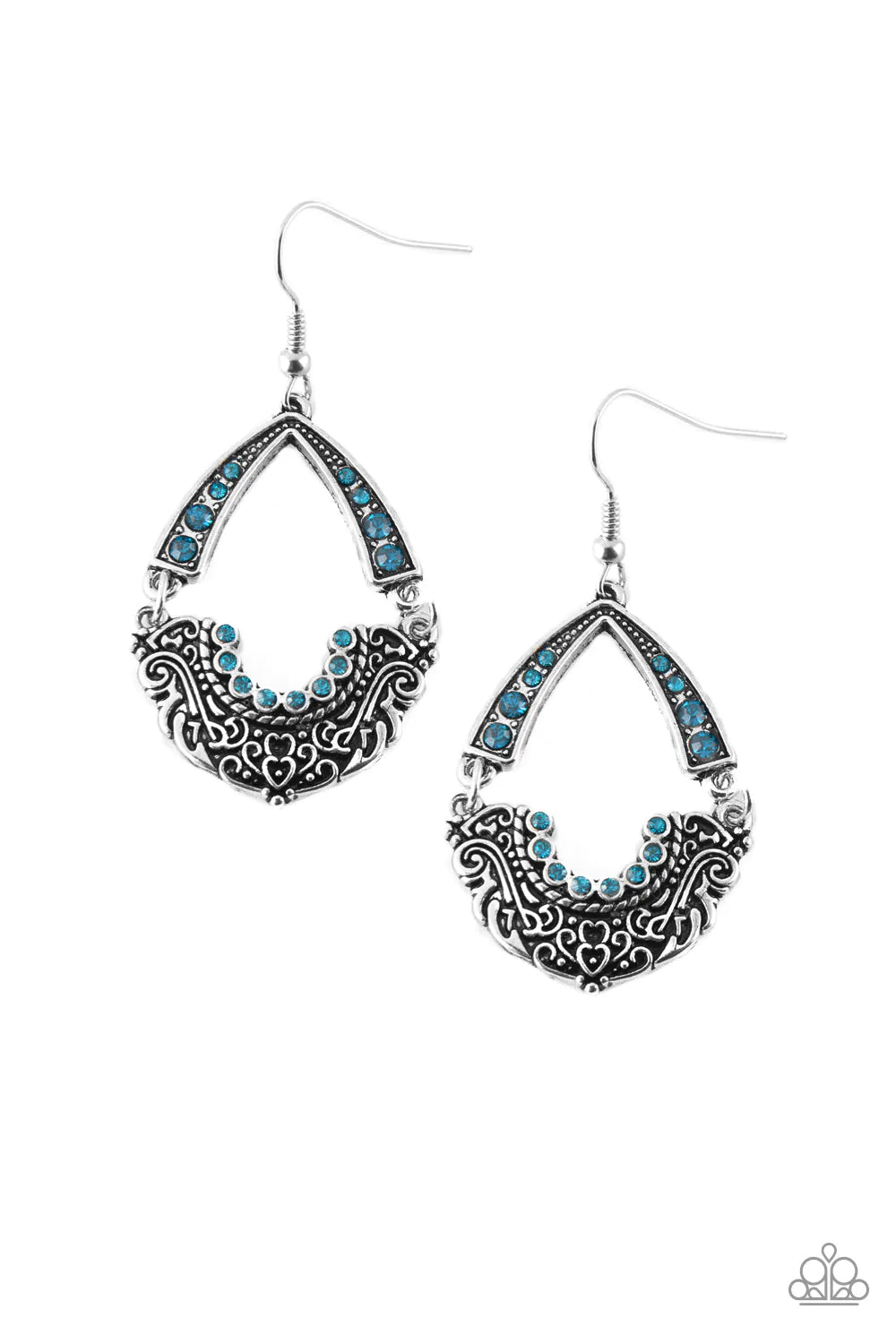Royal Engagement Blue Paparazzi Earrings