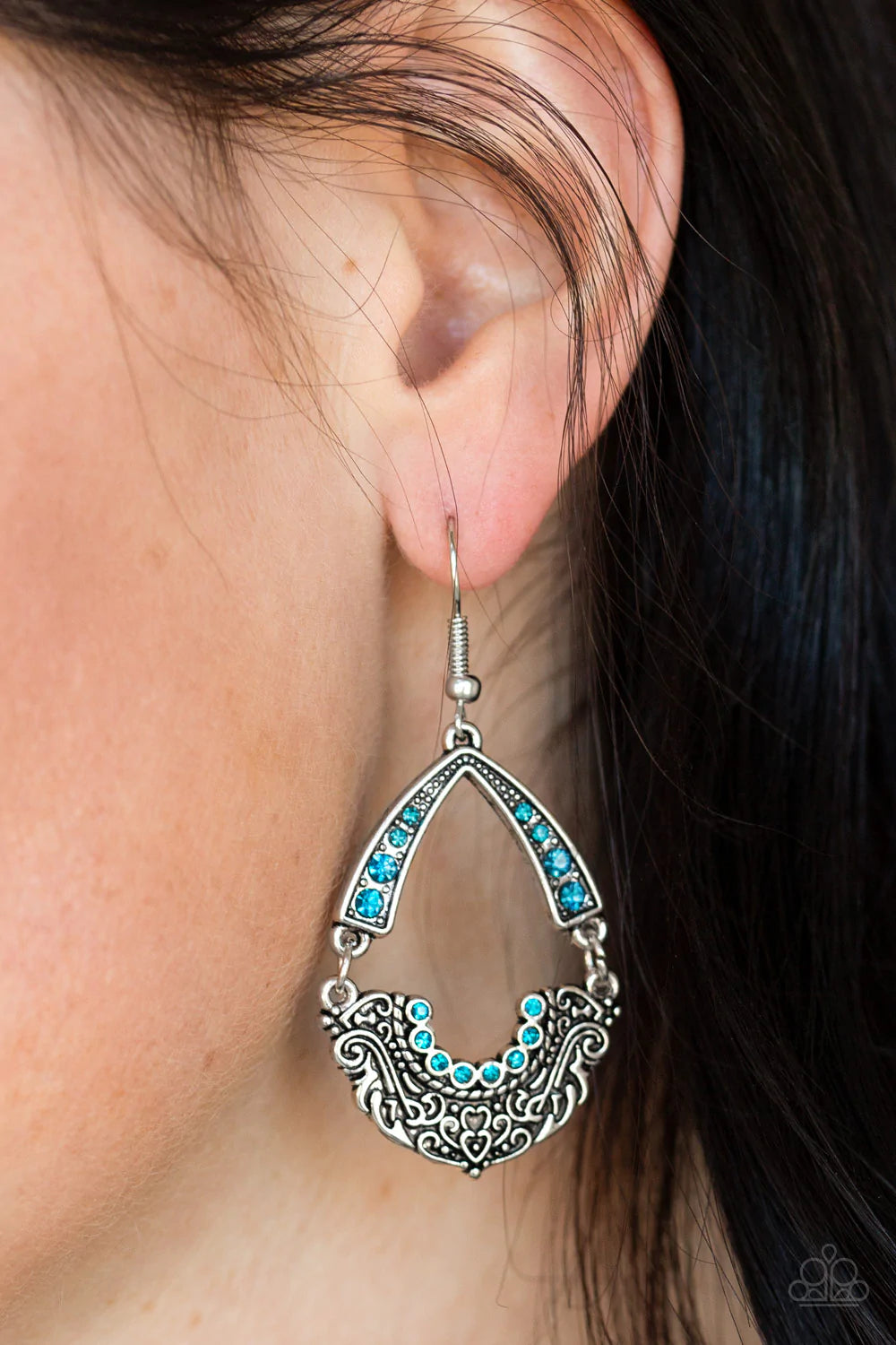Royal Engagement Blue Paparazzi Earrings